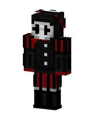 Crimson Harlequin skin, 3D preview