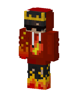 Red Firefighter Boy skin, 3D preview