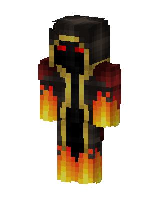 Inferno Mage skin, 3D preview
