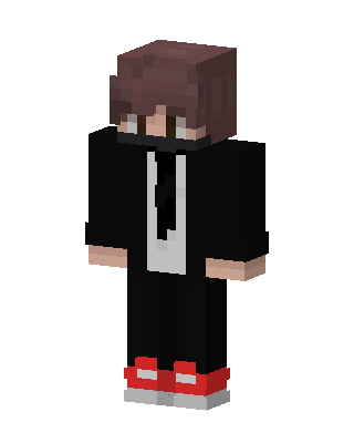 Suited Red Sneakers skin, 3D preview