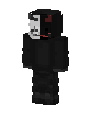 Black Ninja Boy skin, 3D preview