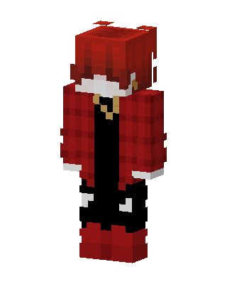 Red Holiday Boy Minecraft Christmas skin