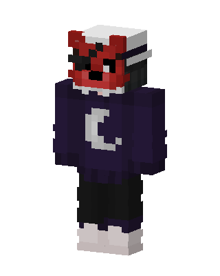 Moon Oni skin, 3D preview