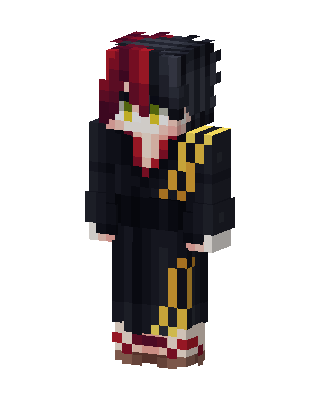 Crimson Shinobi skin, 3D preview