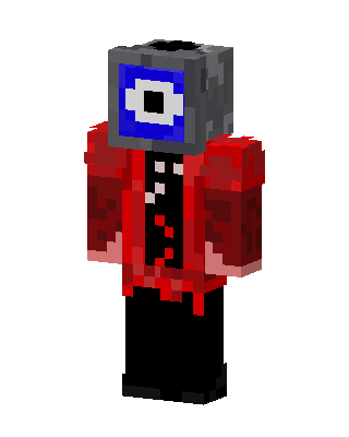 Red Robot Boy Minecraft red skin