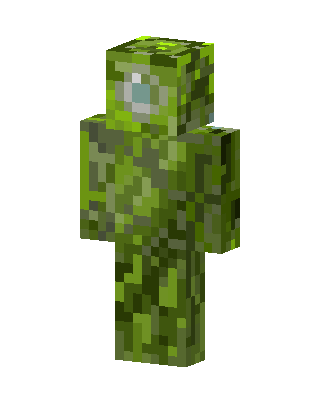 Moss Golem skin, 3D preview