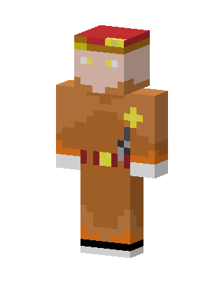 Monk Priest skin, 3D preview