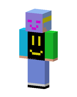 Smiley Rainbow skin, 3D preview