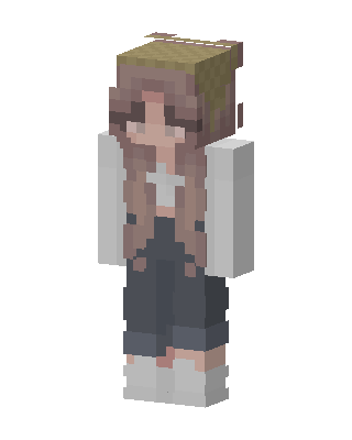 Brown Player Girl Minecraft skin