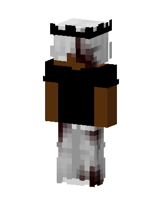 White Hero skin, 3D preview