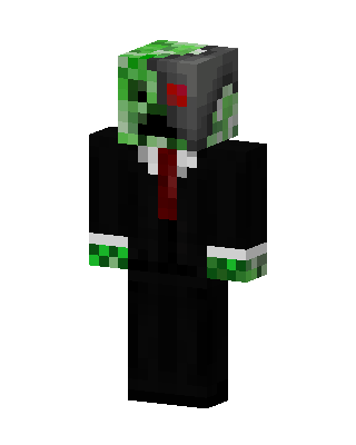 Cyborg Creeper Minecraft skin