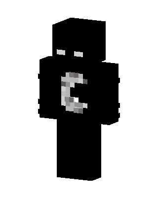 Moon Shadow Minecraft black skin