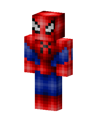 Spider-Man skin, 3D preview