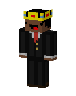 Black King Minecraft black skin