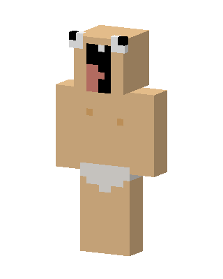 Derp Baby skin, 3D preview
