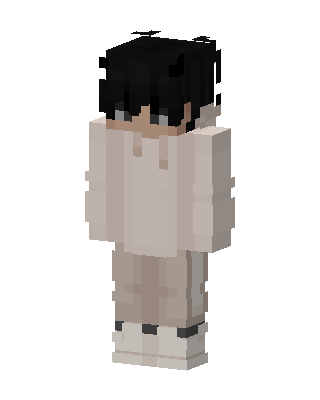 Cozy Hoodie Boy skin, 3D preview