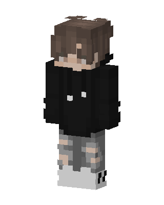 Hoodie Boy skin, 3D preview