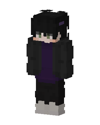 Midnight Hoodie skin, 3D preview