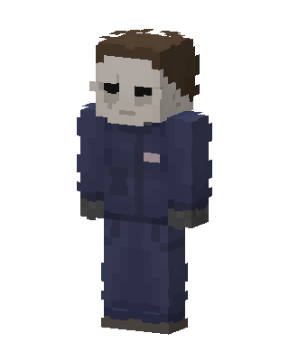 Blue Player Boy skin, 3D preview