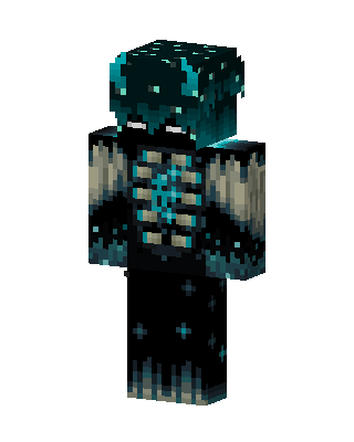 Warden skin, 3D preview