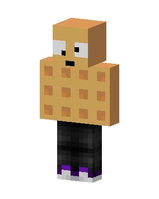 Waffle Guy skin, 3D preview