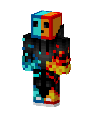 Fire And Ice Minecraft skin