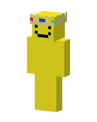 Crowned Smiley skin, 3D preview