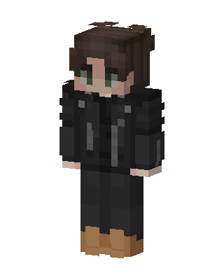 Dark Jacket Boy skin, 3D preview