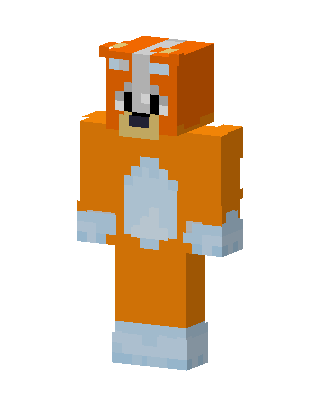 Orange Cat skin, 3D preview