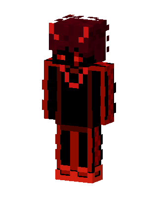 Red Fighter Boy skin, 3D preview