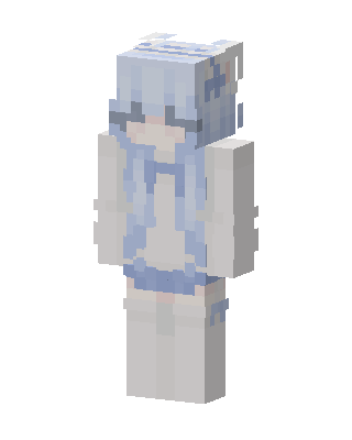 White Hero Girl Minecraft skin