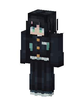 Muichiro Tokito skin, 3D preview