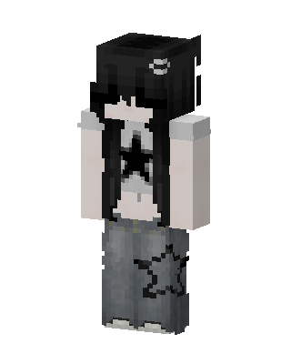 Emo Star Girl skin, 3D preview
