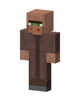 Brown Suit Boy skin, 3D preview