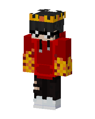 Flame Crown Hoodie Minecraft skin