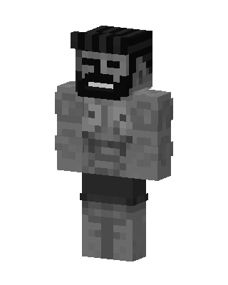 Stone Brute skin, 3D preview