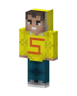 Yellow Hoodie Boy Minecraft skin