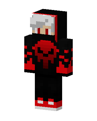 Black Ninja Boy skin, 3D preview