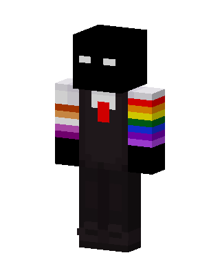 Pride Enderman Minecraft Enderman skin