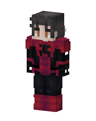 Crimson Hero skin, 3D preview