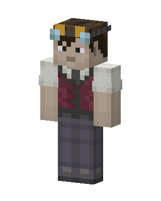 Steampunk Inventor skin, 3D preview