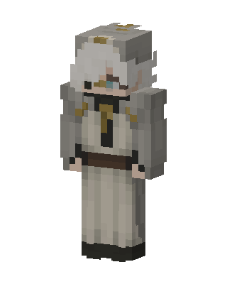 Pale Cleric skin, 3D preview