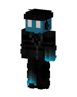 Cyan Shadow skin, 3D preview