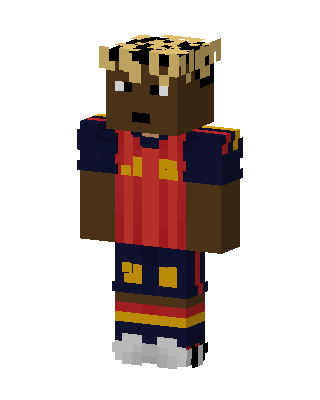 Spain Football Kid Minecraft skin