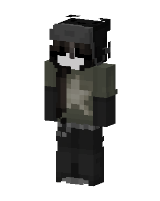 Black Hoodie Boy Minecraft skin