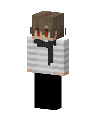 Red Eyed Scarf Minecraft skin