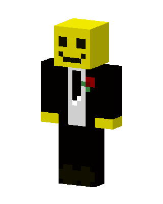 Smiley Gentleman skin, 3D preview