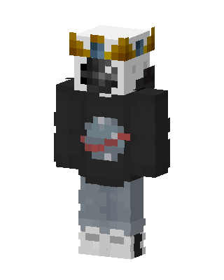 Crowned Ranboo skin worn by MC NOVA YT6382