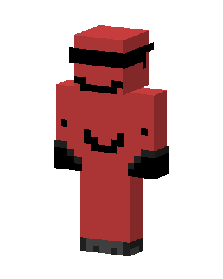 Red Smiley Blob Minecraft skin