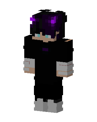 Ender Hoodie Boy skin, 3D preview